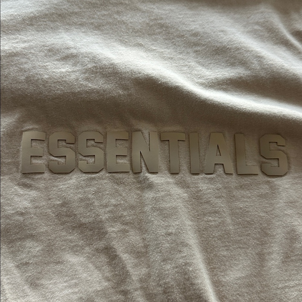 Fear of God Essentials Tan Short Sleeve Tee - Picture 2 of 4